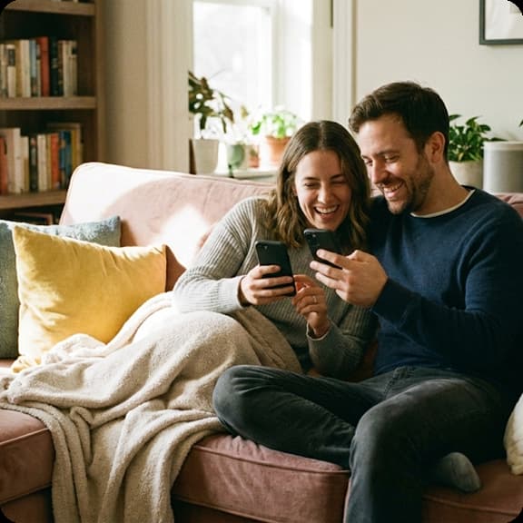 Couple recherchant un artisan sur Batilio